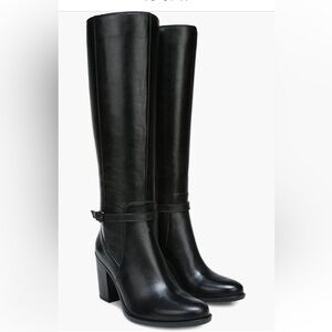 Naturalizer Kalina Black Heeled Boots